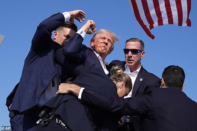 FIGHT! FIGHT! FIGHT! President Donald Trump was promoting a different kind of fight during his Thursday night appearance in Des Moines, but he'll mark the one-year anniversary of the Butler assassination attempt 10 days from now