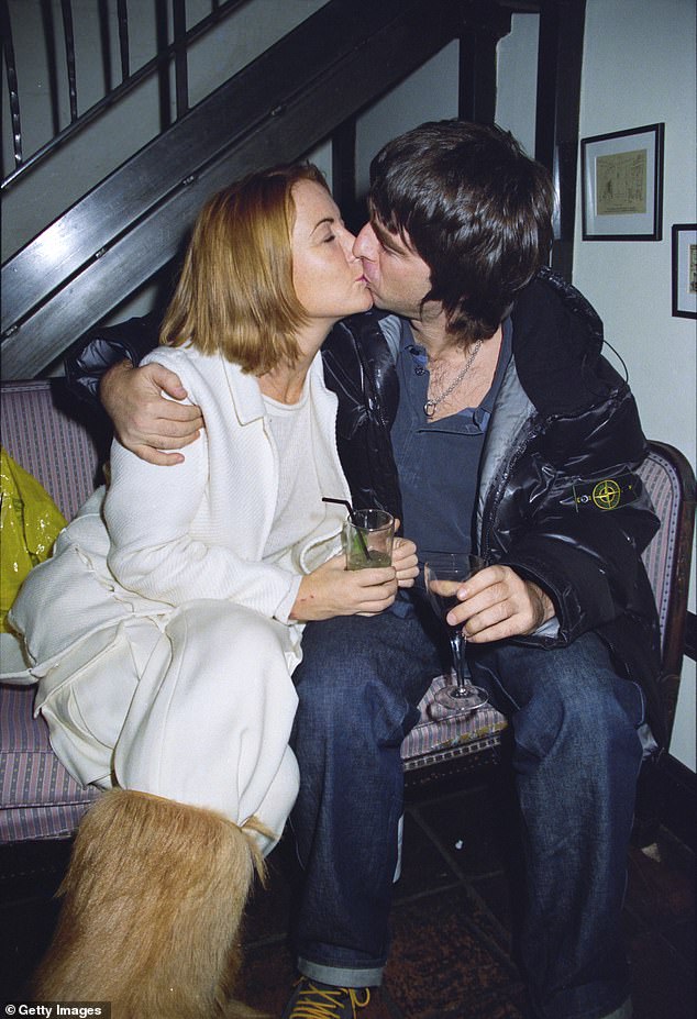 Meg was forced to deny she had rekindled things with Noel - who shares her daughter Anaïs, 25, with - when she flooded her Instagram with loved-up snaps of them (pictured in 1998)
