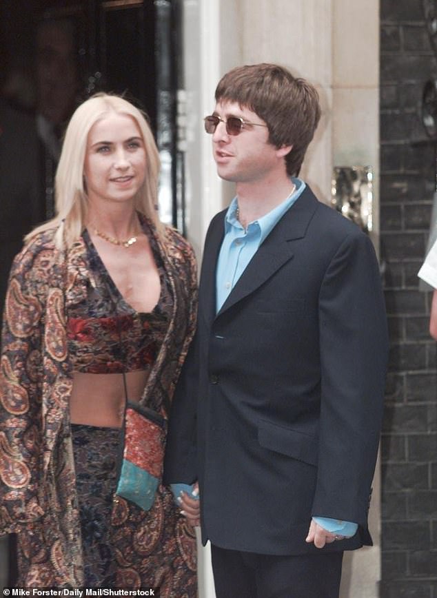 Meg met Noel (both pictured) in 1994 in London through her roommate MTV presenter Rebecca de Ruvo, who he was dating at the time