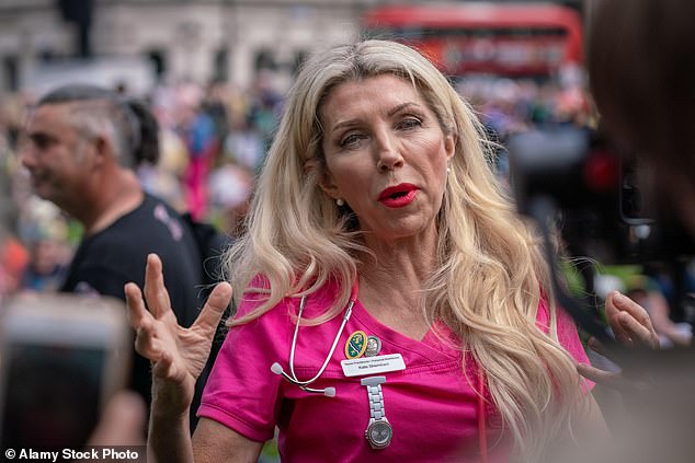 In May 2021, Kate Shemirani was struck off by the Nursing and Midwifery Council for spreading Covid misinformation contrary to public health guidance