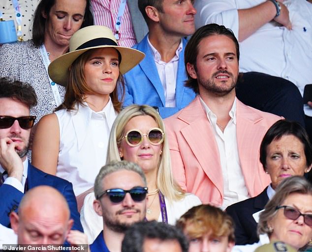 Emma, who is doing a part-time Master's degree at Oxford , split from her ex boyfriend Brandon Green, son of controversial business tycoon Sir Philip, in 2023