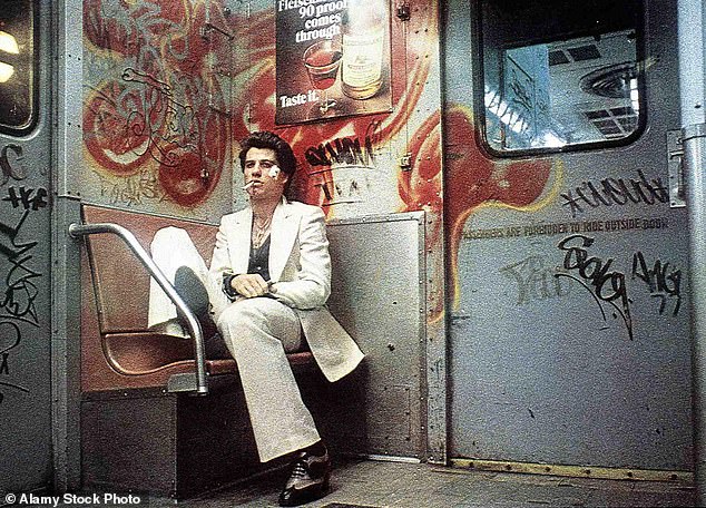 Travolta shot to fame when he played disco-loving Tony Manero in Saturday Night Fever (1977)