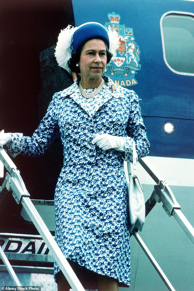 The late Queen arrives on a Royal Tour of Canada in 1959