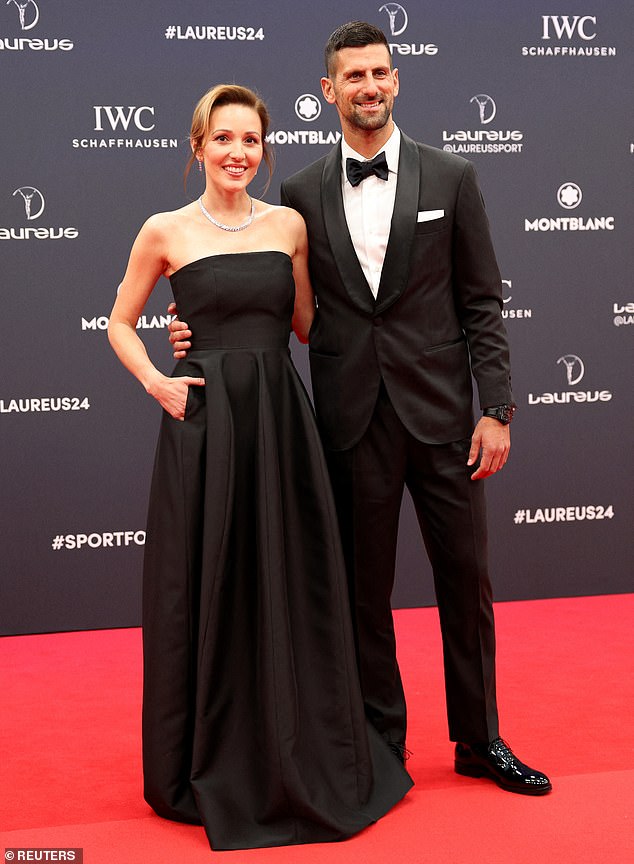 Jelena, 39, is married to one of the greatest tennis players of all time, Novak Djokovic, 38, who has won a record 24 Grand Slams