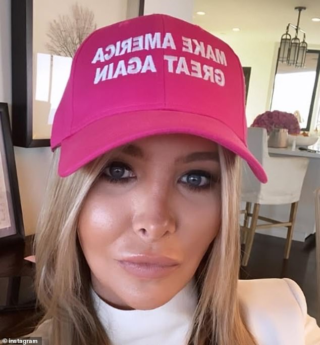 Sophia has also publicly voiced her support for Donald Trump over the years - and has often posed with a MAGA hat on social media