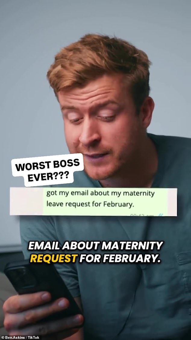 UK Career Expert Ben Askins, who regularly shares social media videos calling out questionable workplace behaviour, described the employer in this situation as among the 'the top three of the worst bosses I've come across'