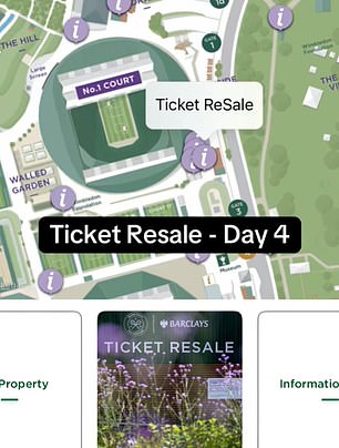 Joining the queue at the re-sale ticket kiosk, in the Parkside area of the grounds, adjacent to Court No.1 puts you in with a chance