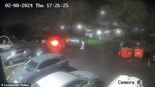 As Mr Scott stood next to a car chatting, the man slowly approached him before suddenly rounding the corner with a gun