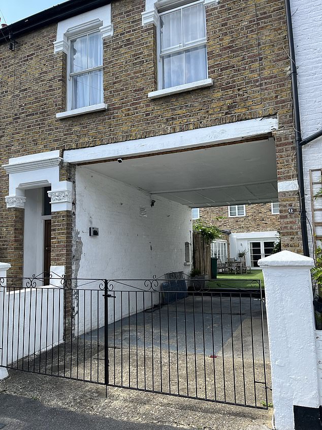 The judge found that the gates Mr Udal removed were in the correct position and that the couple have a right 'to pass and re-pass either on foot, or with or without vehicles' down the drive and passage