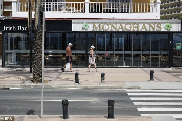 The pair were gunned down outside Monaghan's bar, which Monaghan co-owned, in Fuengirola. It has since been re-named