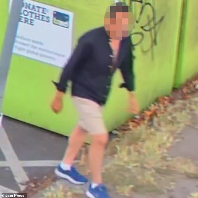 Four people were accused of dumping their rubbish next to charity containers at Everett's Corner between Bath Road and Elmshott Lane