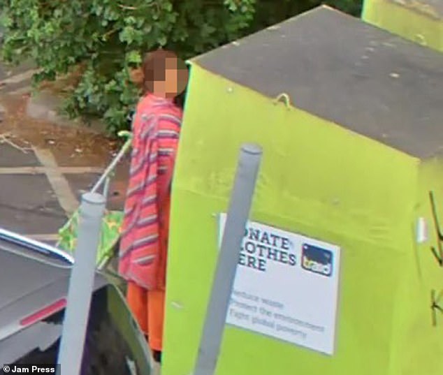 Kanwal Baig said: 'Erm they are donating to the charity bins which are clearly visible in the photos'