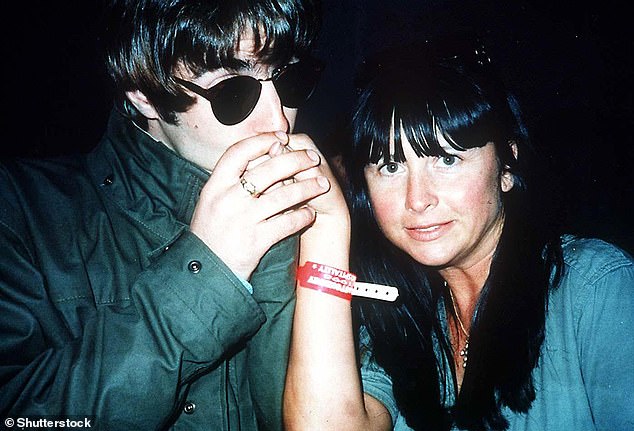 Liam Gallagher and Fran Cutler, who ran VIP door lists for events attended by Kate Moss, the Goss boys, and even Gallaghers in 1995