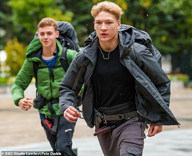 Alfie (left) and Owen Wood (right) were only given £1,100 each and challenged to make their way from northernmost Japan to the idyllic Indonesian island of Lombok on Race across the World