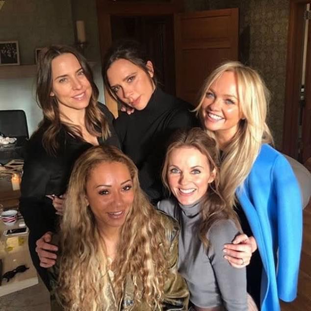 It comes after The Daily Mail exclusively revealed earlier this week that neither Victoria or Geri Halliwell would be at fellow Spice Girls' nuptials (Spice Girls pictured 2024)