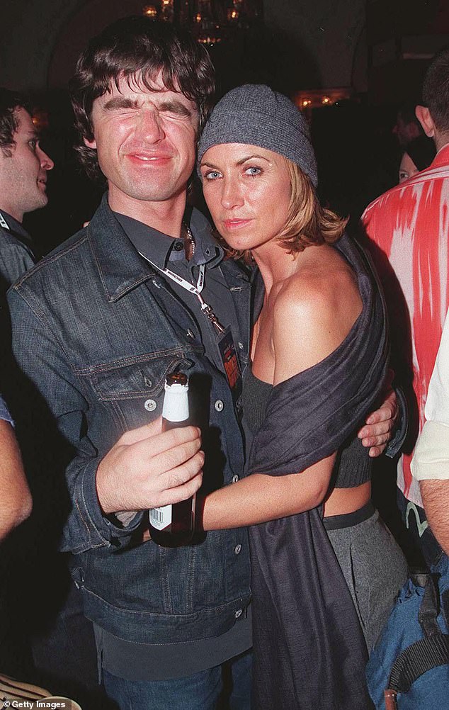 The pair say they never pursued a relationship until Noel's relationship with his wife Meg Mathews was over. (Noel and first wife Meg Mathews at the Music Mag Awards in 1998)
