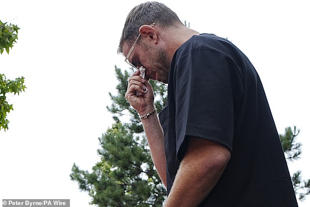 Back in the UK, outside Anfield today, former Liverpool captain Jordan Henderson cried as he laid flowers