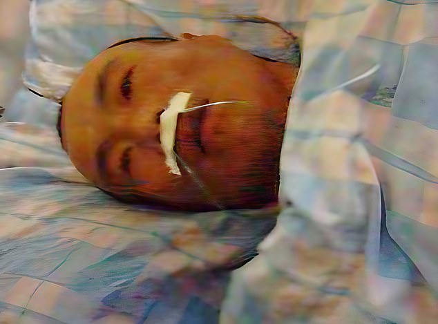 When he refused to sign surgery consent forms Cheng was immediately tackled by police officers and injected with a tranquilliser