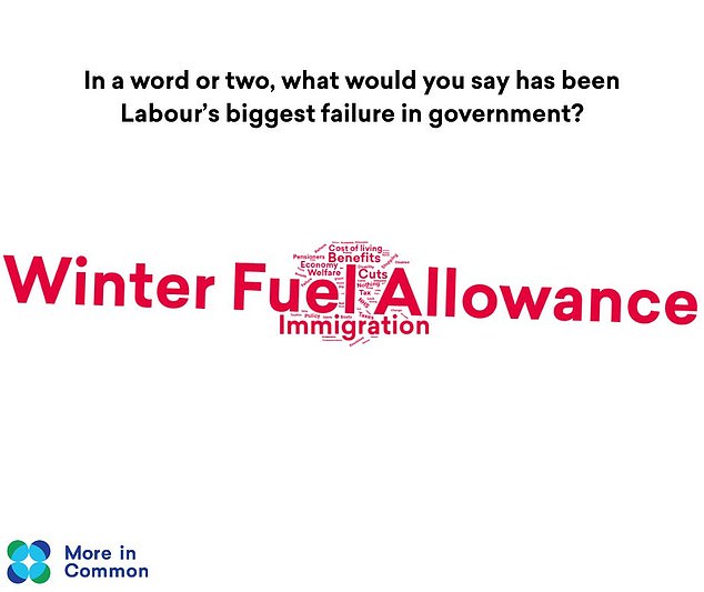 On the flipside, they were very clear in what has gone wrong. The Winter Fuel Allowance row was far and away the biggest cock-up in people's minds.