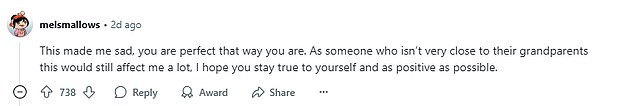 The social media user, believed to be from the US, shared photographs of the alleged letter on the 'Am I Overreacting' subreddit and their post quickly went viral - with over 6,300 comments at the time of writing