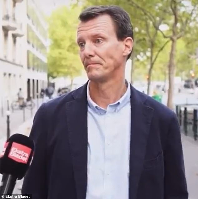 Prince Joachim, 56, angrily declared that his four children were hurt by their grandmother's decision to strip them of their titles