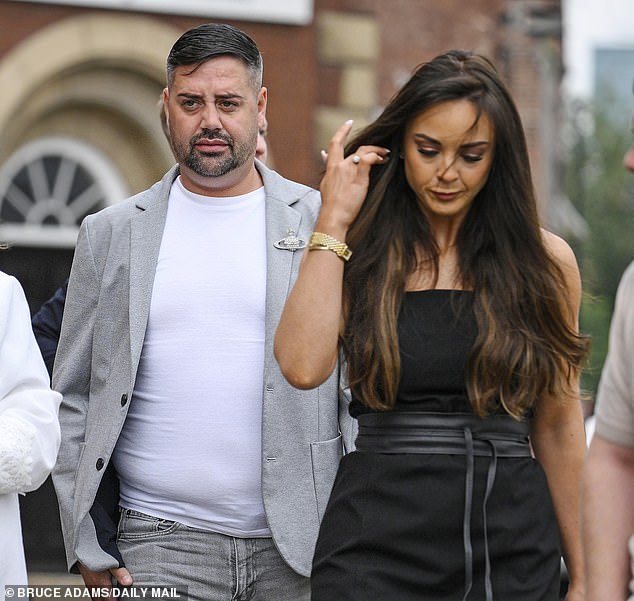 Williams's friend Bobby Musker and his sister Chanel outside Cheshire Coroners Court where the inquest into his death was held