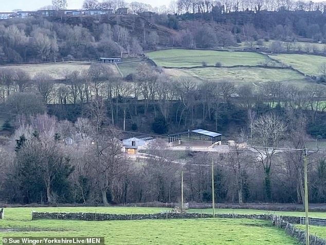 Same Hill Farm on Hagg Lane in Rivelin Valley, Sheffield, erected a metal canopy over an equestrian area after securing planning permission for the structure last year