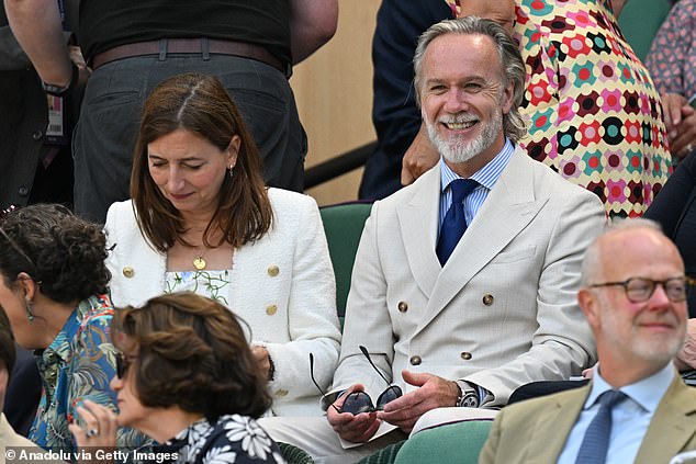 Michelin-starred chef Marcus Wareing, who is a judge on Masterchef: The Professionals, looked dapper in a beige jacket