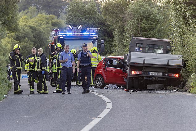The scene of the fatal accident on the R240 between Quigleys Point and Carndonagh in North Donegal