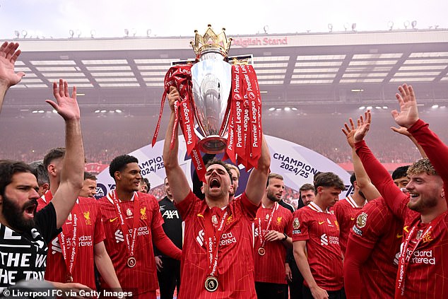 The Portuguese was part of the Liverpool side that lifted the Premier League title last season