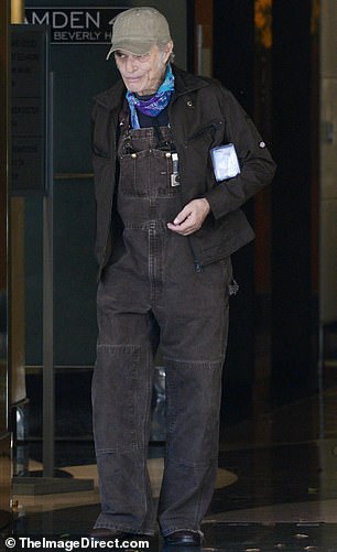 The star was seen on an errand run last week on Thursday while sporting a pair of dark brown overalls as well as a jacket layered on top