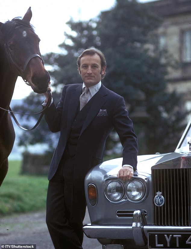 The actor was well-known to 60s and 70s TV audiences as the suave star of Hadleigh (pictured), and before that Adam Adamant Lives!