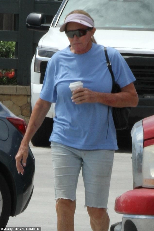 Jenner, 75, looked somber as she sipped on a coffee in Malibu on Thursday, the day after the fatal accident