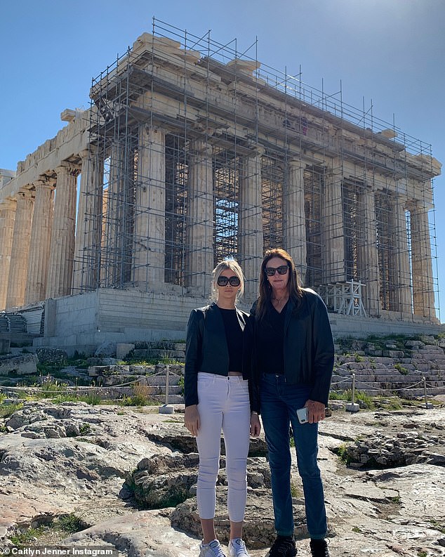 Along with working together and living under one roof, Jenner and Hutchins have traveled around the world as a duo; seen on a past vacation to Greece