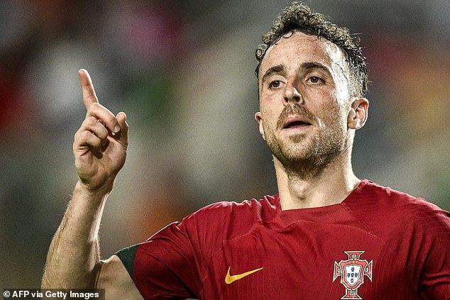 Jota made 49 appearances for Portugal, winning two trophies, and played with the duo