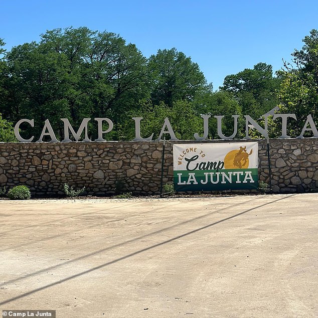 It is unclear if any of the home's occupants were injured and if they got to safety. People have speculated the home looks like a counselor's cabin at Camp La Junta in Hunt