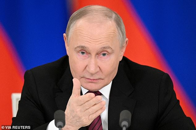 Francisco says he is worried about reprisals for escaping: 'I am fearing for my life every day and looking over my shoulder. Putin (pictured) said traitors will never be forgotten and that haunts me¿