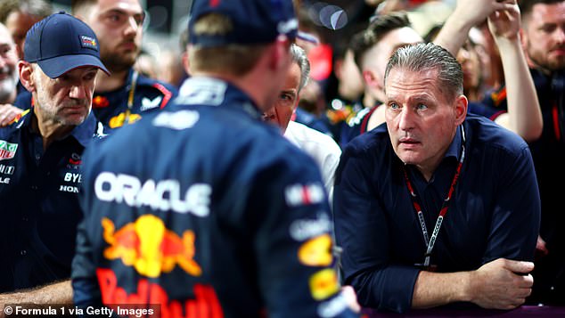 Jos Verstappen (right) has been a huge influence on his son - even if they do not always see eye to eye