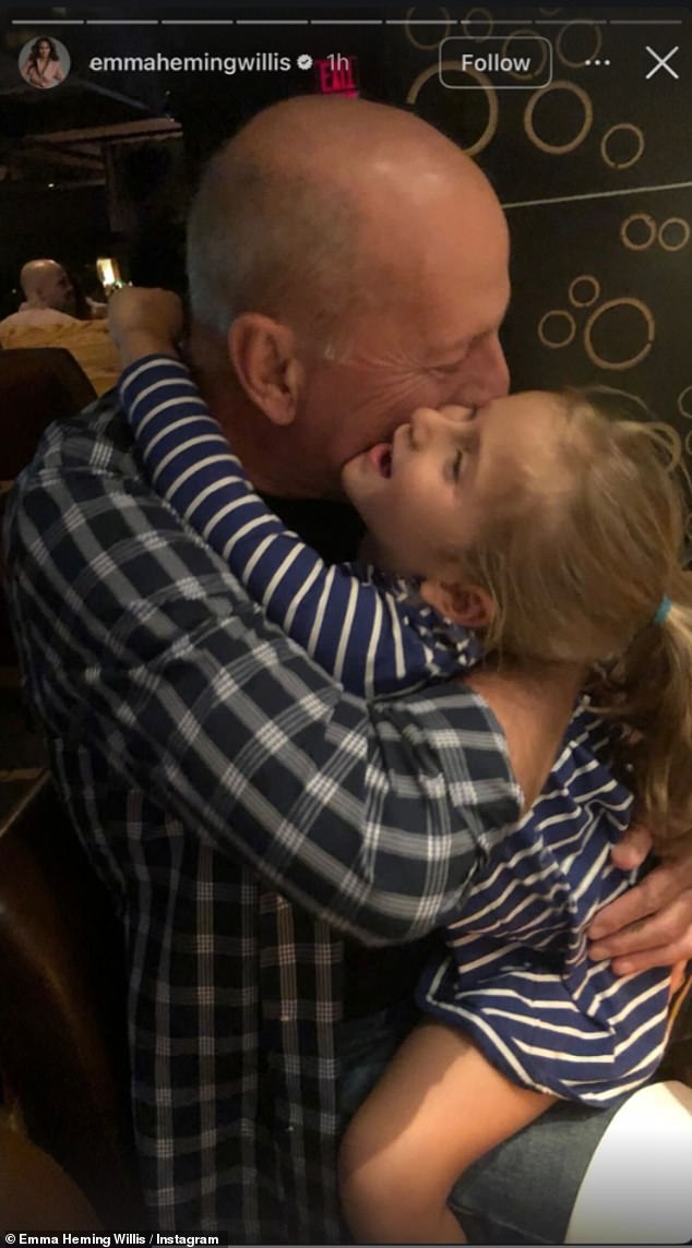On Sunday morning, the 46-year-old actress, who shares daughters Mabel, 12, and Evelyn, 10, with legendary action star, 70, paid tribute to her longtime spouse on Instagram