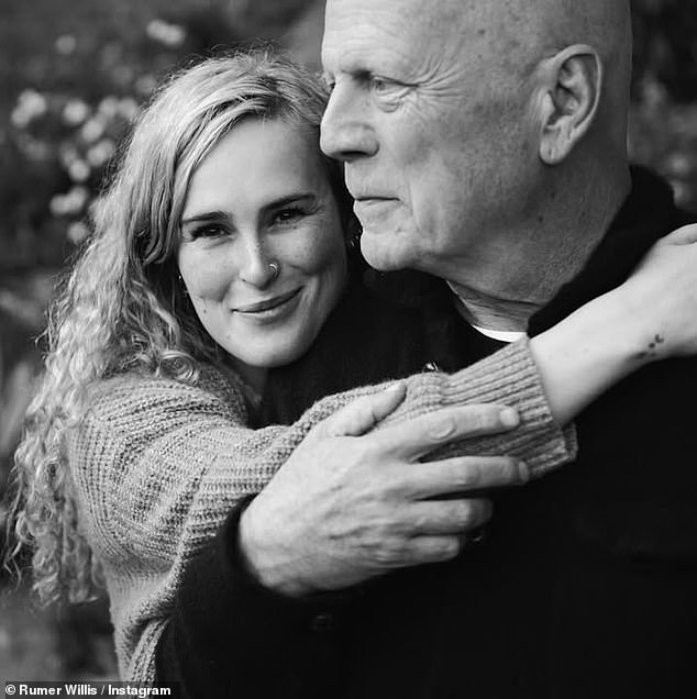 This comes as Tallulah's older sister daughter Rumer gave a sad update about her famous father in a Father's Day tribute post