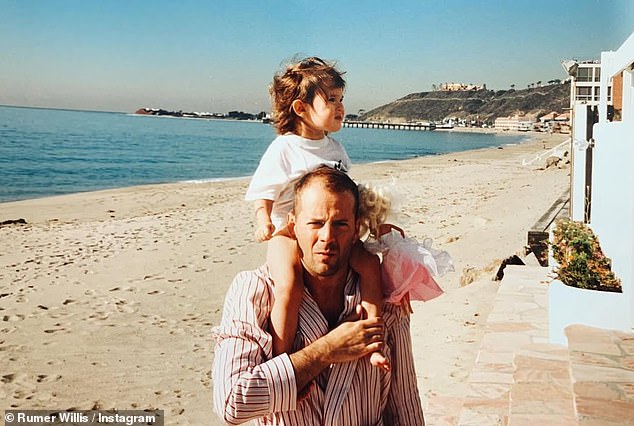 Rumer, 36, shared snaps of she with the 70-year-old action manthroughout the years in a pensive Father's Day tribute post on Sunday