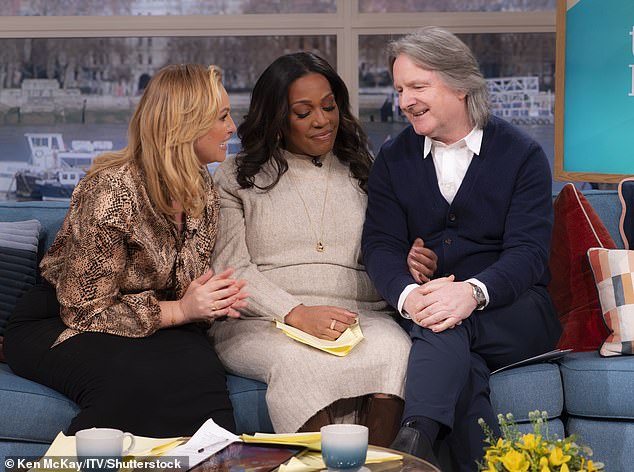 Mark stepped down as editor of ITV's This Morning in February 2025 to take care of his wife amid her diagnosis (pictured on his last day with Josie Gibson and Alison Hammond)