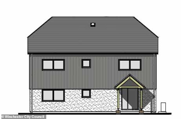 New owner Simon Smith has submitted an application to Winchester City Council to demolish the house and build two two-storey modern houses with four bedrooms each, parking for three cars and gardens