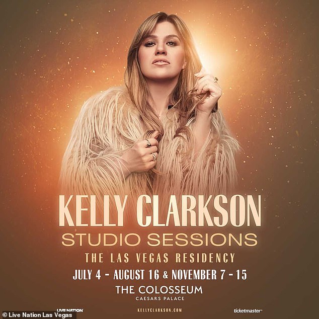 The performer announced her Las Vegas residency at The Colosseum at Caesars Palace earlier this year in February
