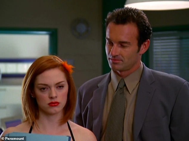 Rose and Julian are pictured together on Charmed