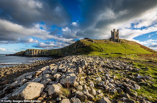 The romantic ruins of Dunstanburgh Castle are in view throughout the Craster to Dunstanburgh route