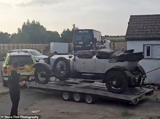 In a remarkable twist, the treasured motor was discovered in a ramshackle shed thanks to a schoolboy's eagle eye