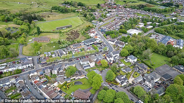 In Blaenau Gwent, 211 out of every 1,000 people are claiming PIP ¿ the highest proportion in the country. Pictured: Rhymney in Gwent