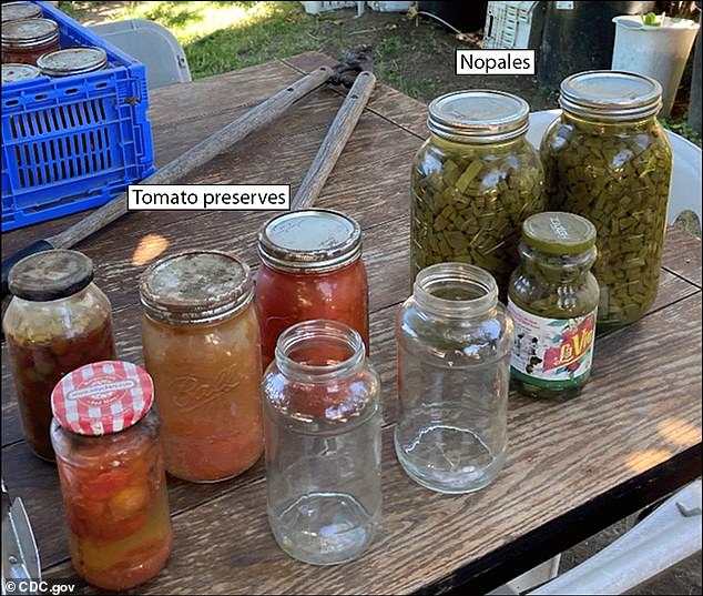 Once stuffed to the brim, she sealed the jars with new metal lids and stored them for six weeks in an outdoor shed behind her house - a technique she had been practicing for years
