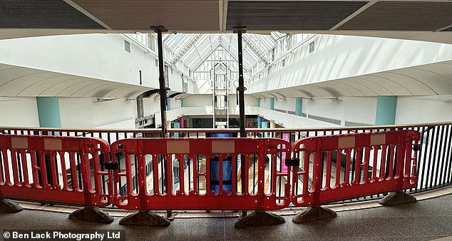 The shopping centre was once the beating heart of the town's retail sector